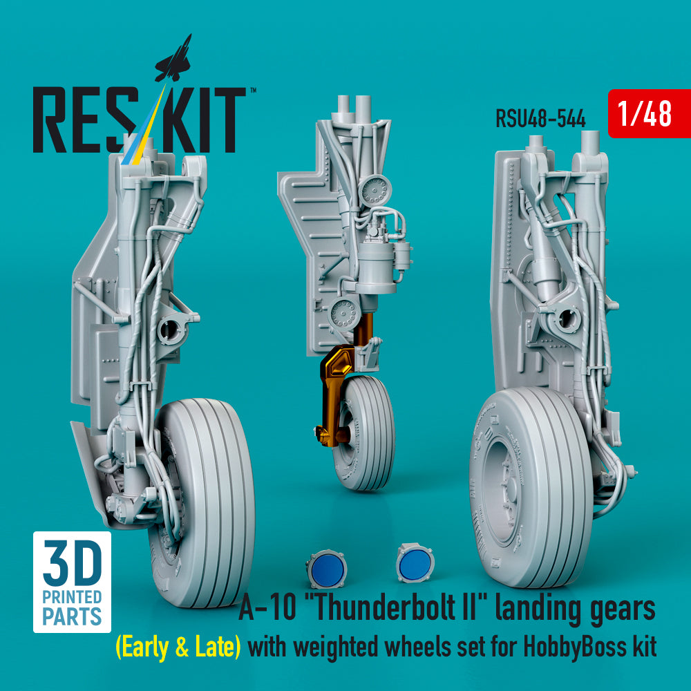 ResKit RSU48-0544 1:48 Fairchild A-10 Thunderbolt II landing gears