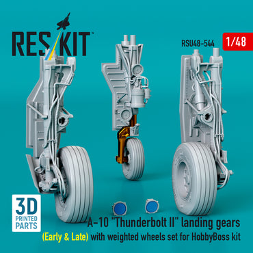 ResKit RSU48-0544 1:48 Fairchild A-10 Thunderbolt II landing gears