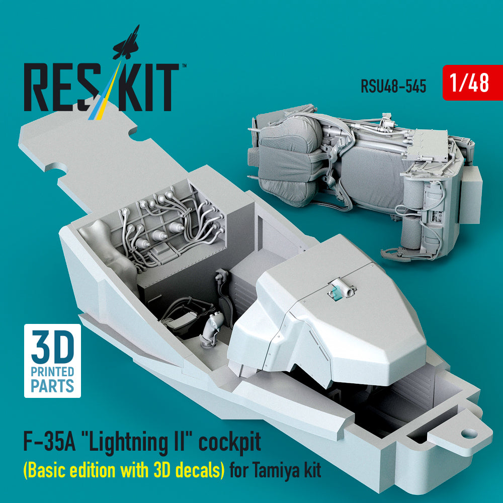 ResKit RSU48-0545 1:48 Lockheed-Martin F-35A Lightning II cockpit