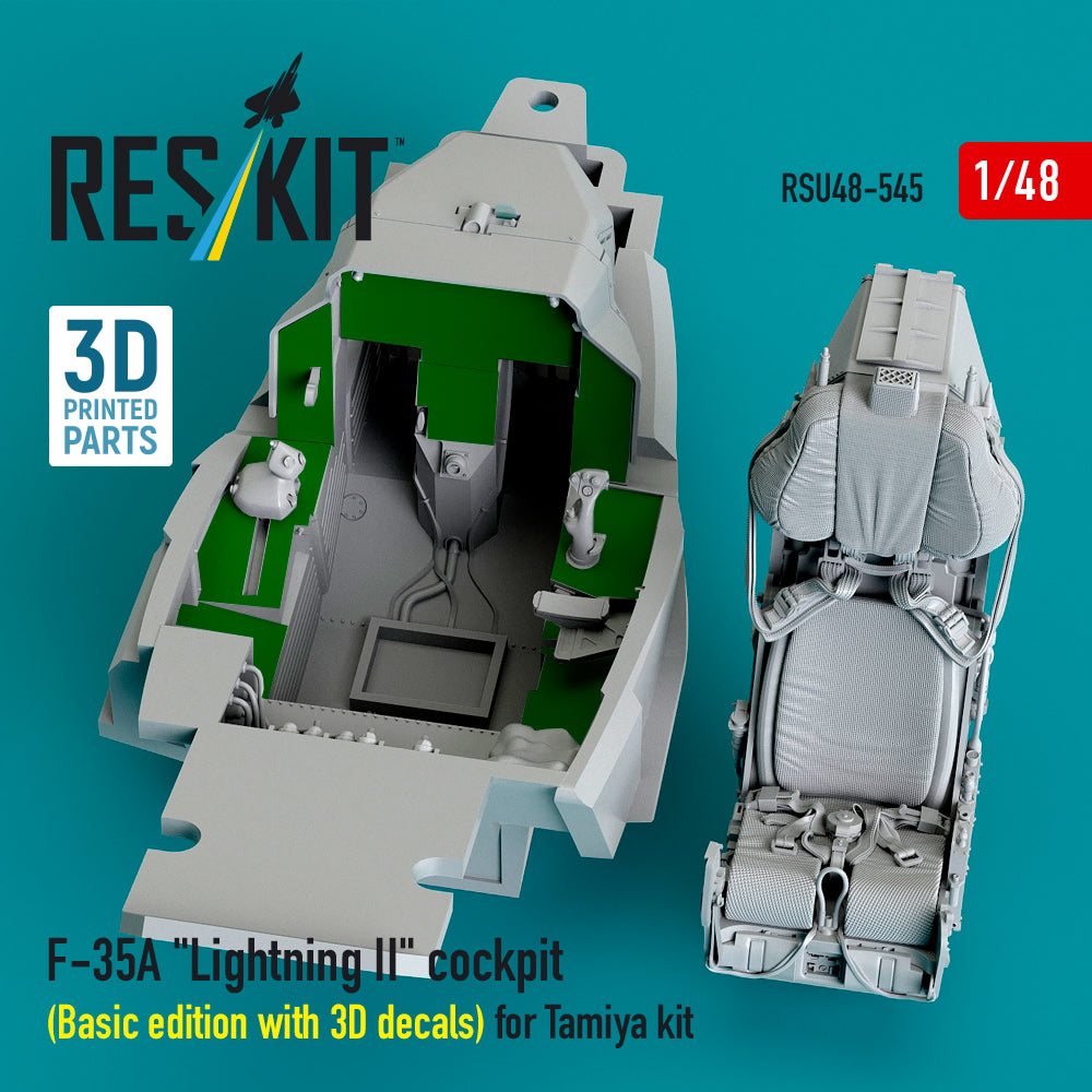 ResKit RSU48-0545 1:48 Lockheed-Martin F-35A Lightning II cockpit