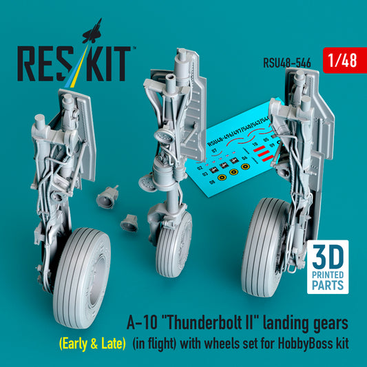 ResKit RSU48-0546 1:48 Fairchild A-10 Thunderbolt II landing gears