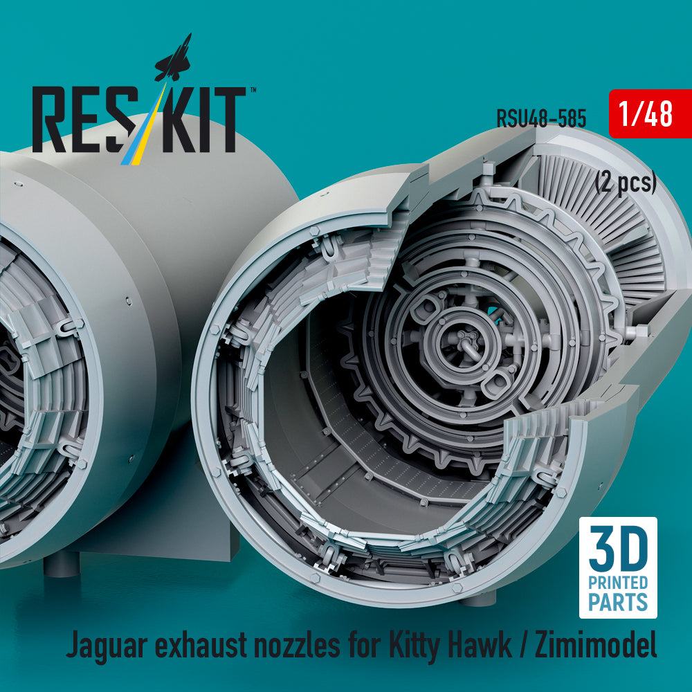 ResKit RSU48-0585 1:48 Sepecat Jaguar exhaust nozzles f