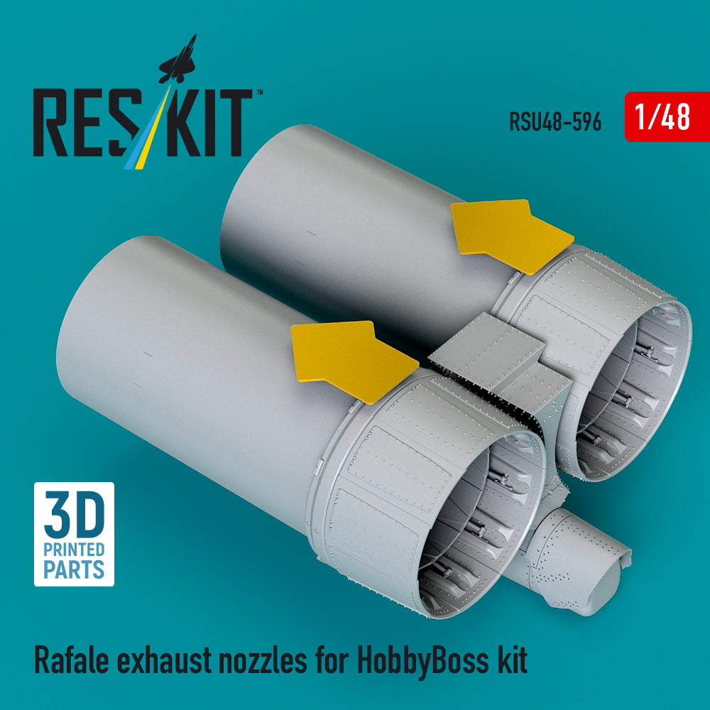 ResKit RSU48-0596 1:48 Dassault Rafale exhaust nozzles