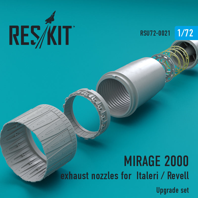 ResKit RSU72-0021 1:72 Dassault_Mirage 2000 exhaust nozzles