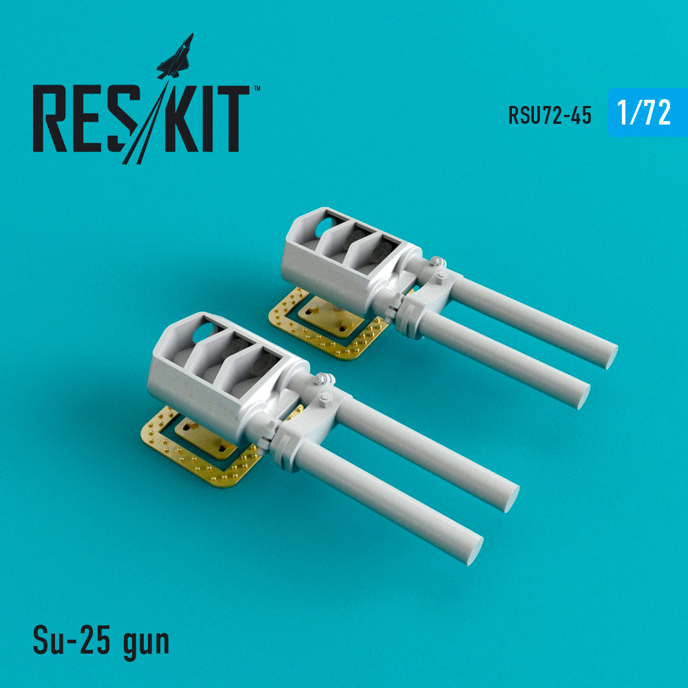 ResKit RSU72-0045 1:72 Sukhoi Su-25 'Frogfoot' guns