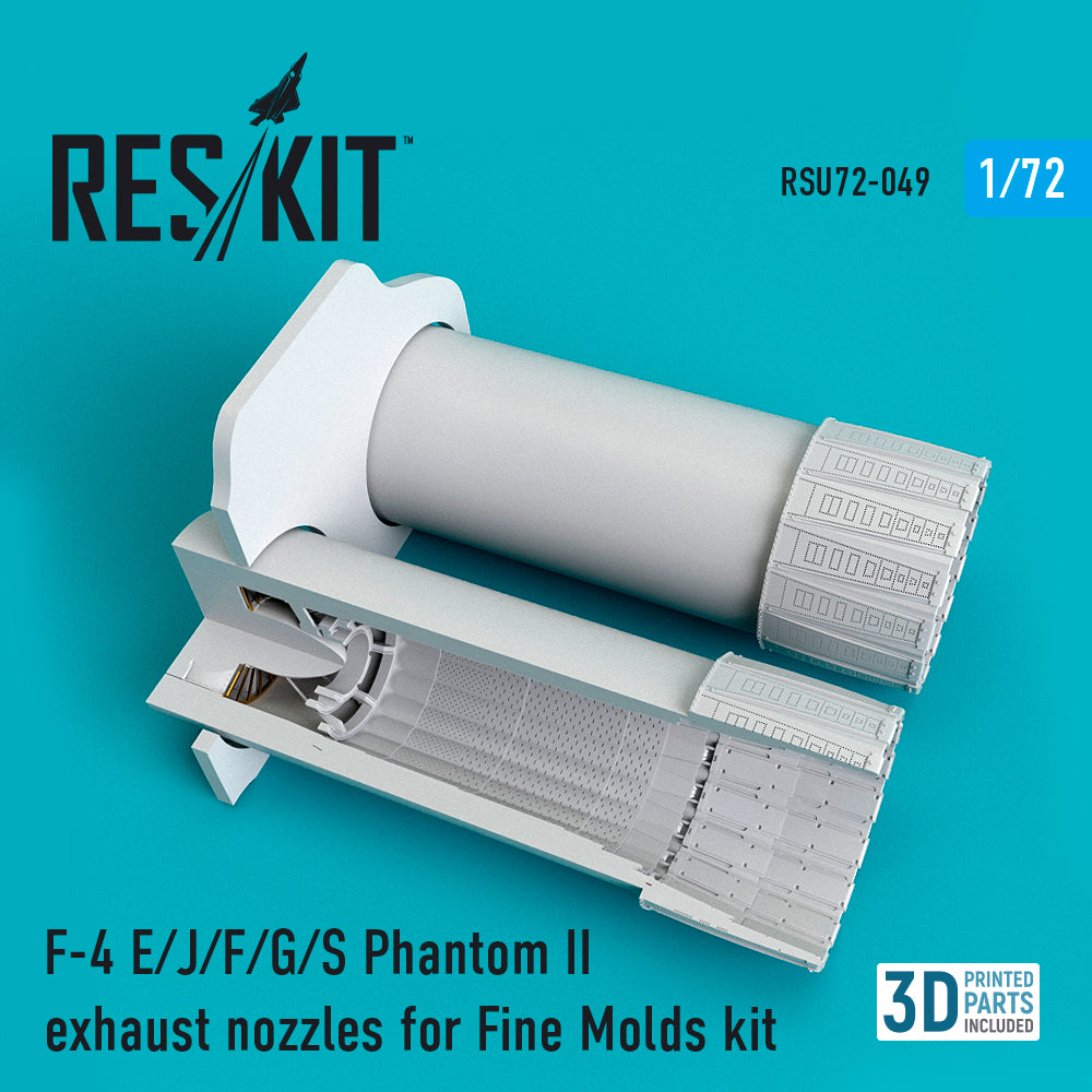ResKit RSU72-0049 1:72 F-4E/J/F/G/S Phantom II Exhaust Nozzles