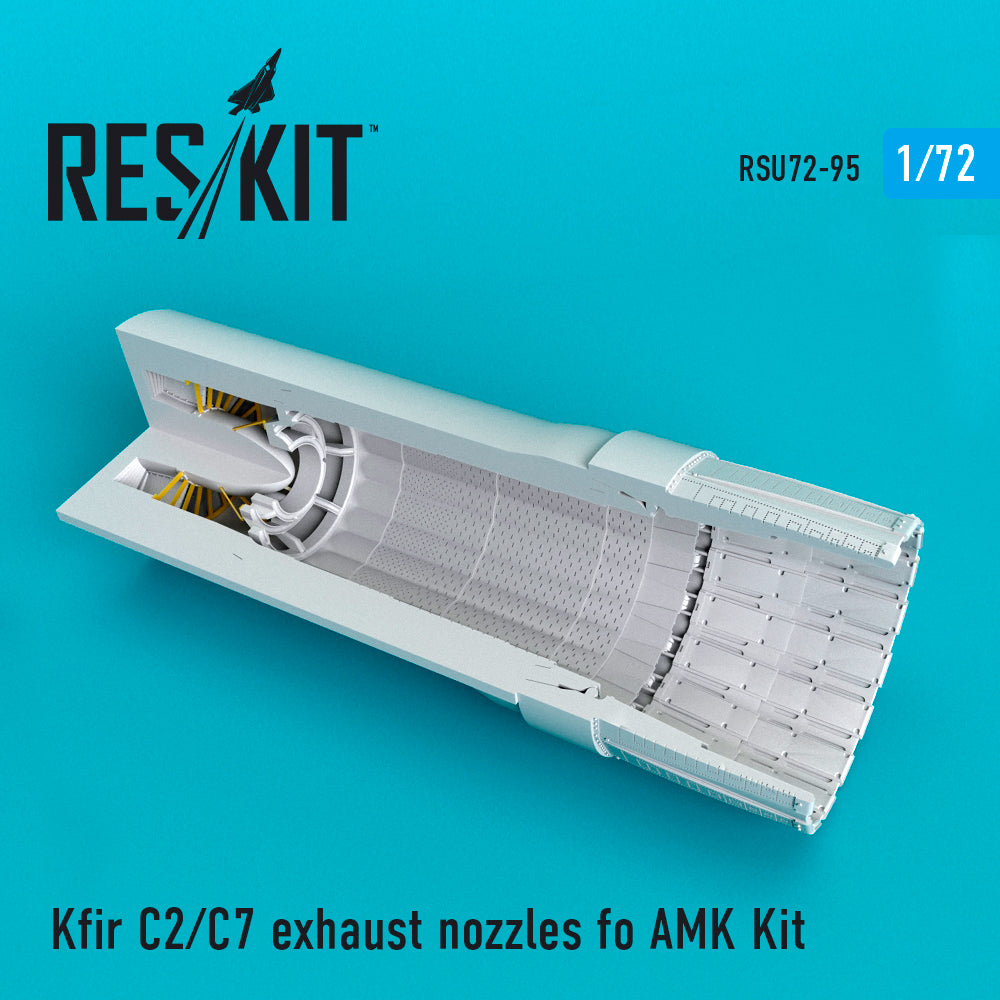 ResKit RSU72-0095 1:72 IAI C-2/C-7 Kfir exhaust nozzles