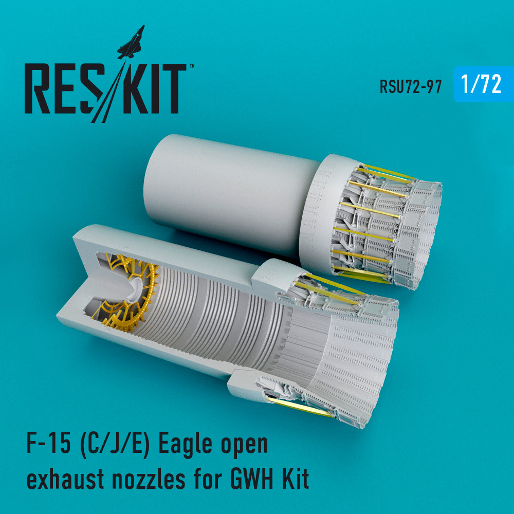 ResKit RSU72-0097 1:72 F-15C/J/E Eagle Open Exhaust Nozzles