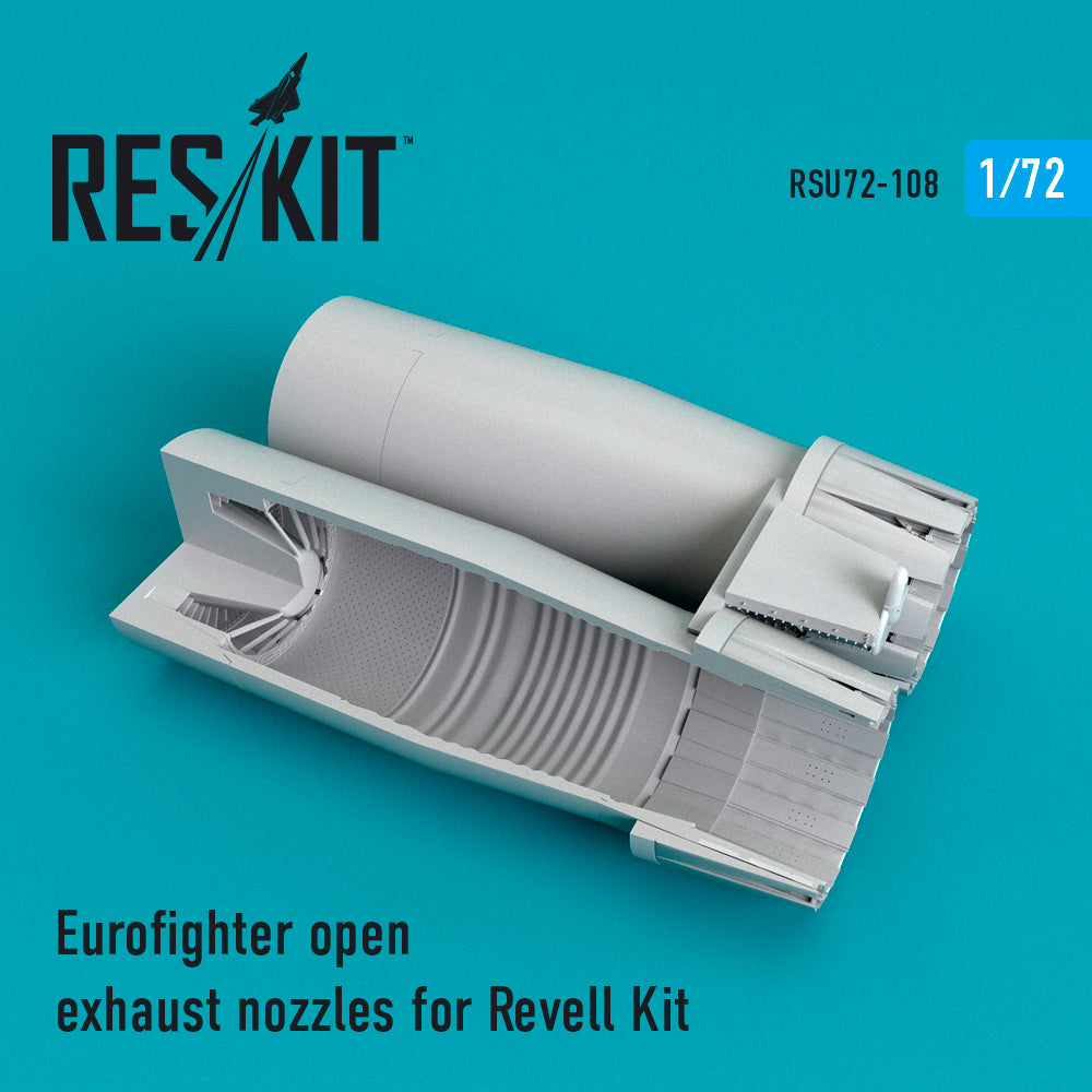 ResKit RSU72-0108 1:72 Eurofighter EF-2000A/EF-2000B Typhoon open exhaust nozzle