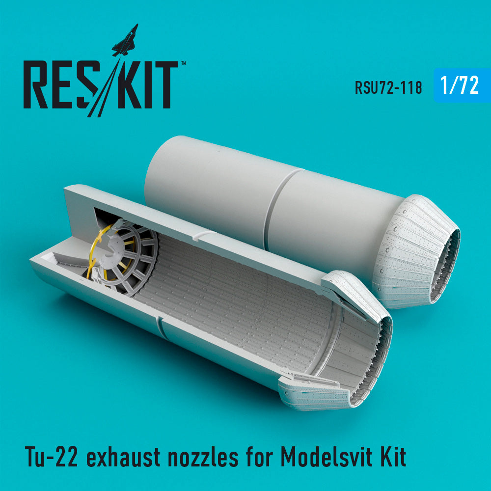 ResKit RSU72-0118 1:72 Tupolev Tu-22 exhaust nozzles