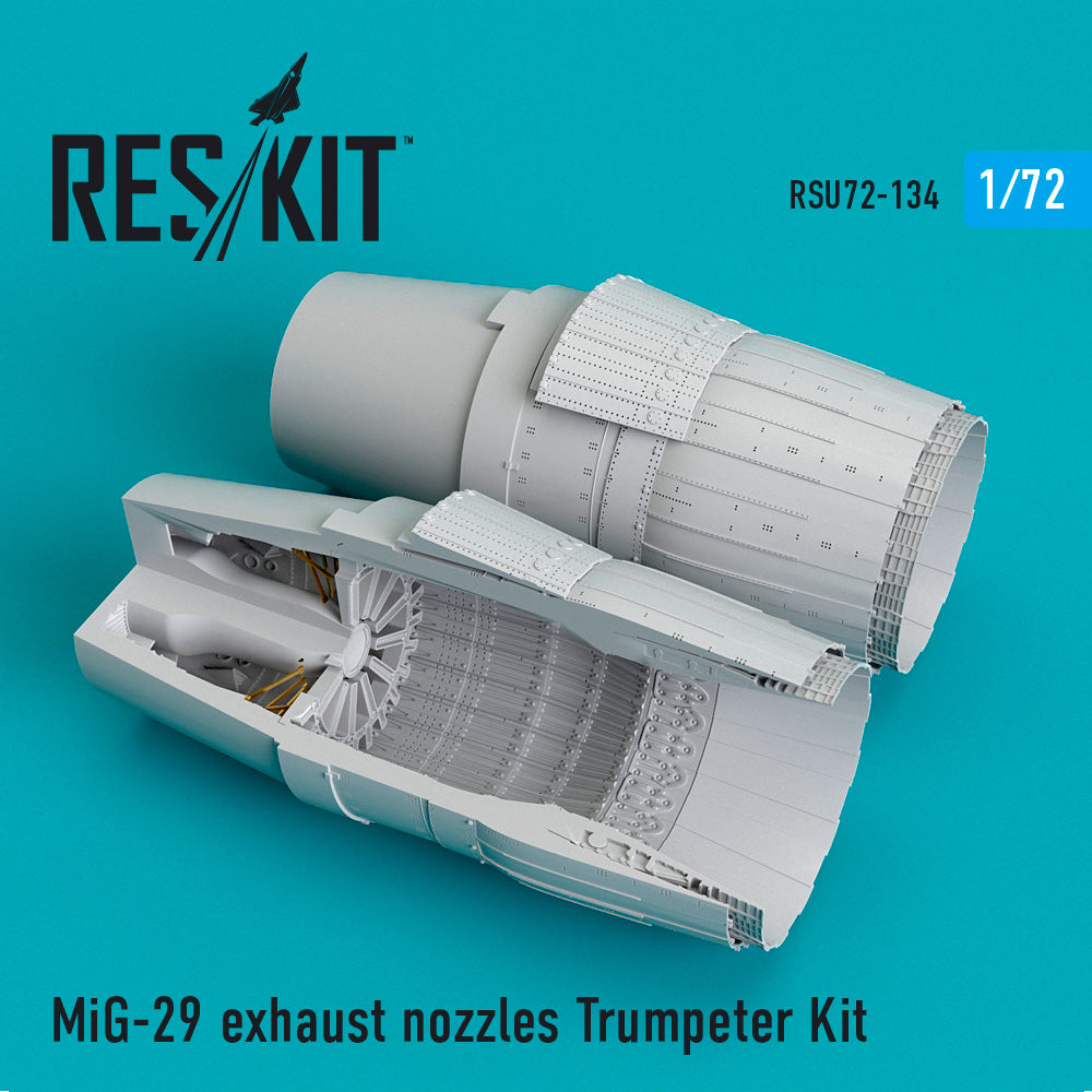 ResKit RSU72-0134 1:72 Mikoyan MiG-29 'Fulcrum' exhaust nozzles