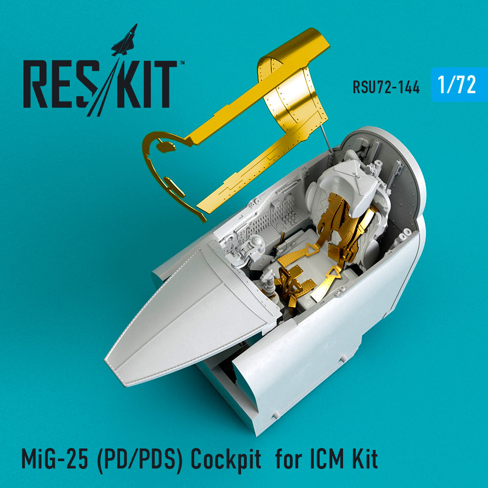 ResKit RSU72-0144 1:72 Mikoyan MiG-25PD/MiG-25PDS Cockpit