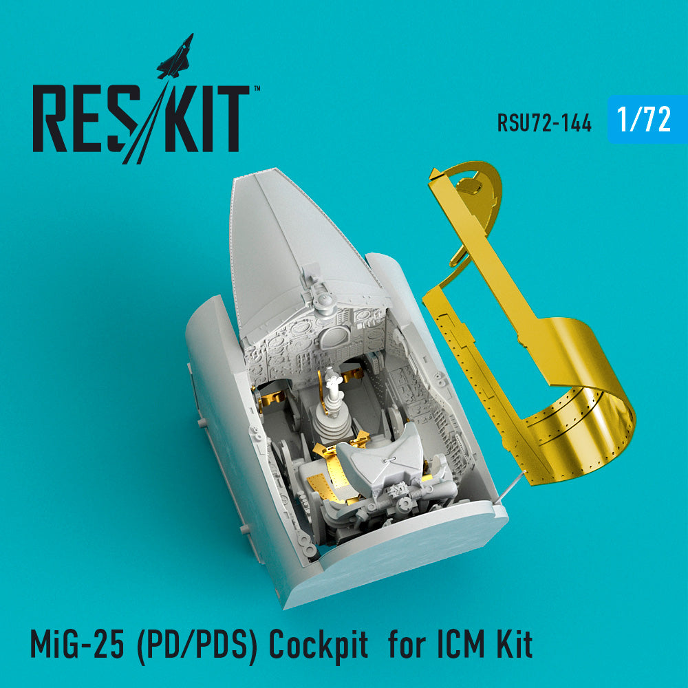 ResKit RSU72-0144 1:72 Mikoyan MiG-25PD/MiG-25PDS Cockpit