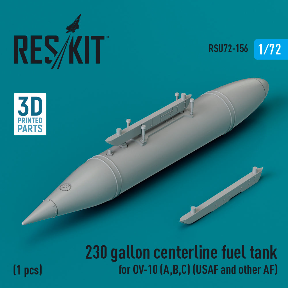 ResKit RSU72-0156 1:72 OV-10 Bronco 230gal Centerline Fuel Tank