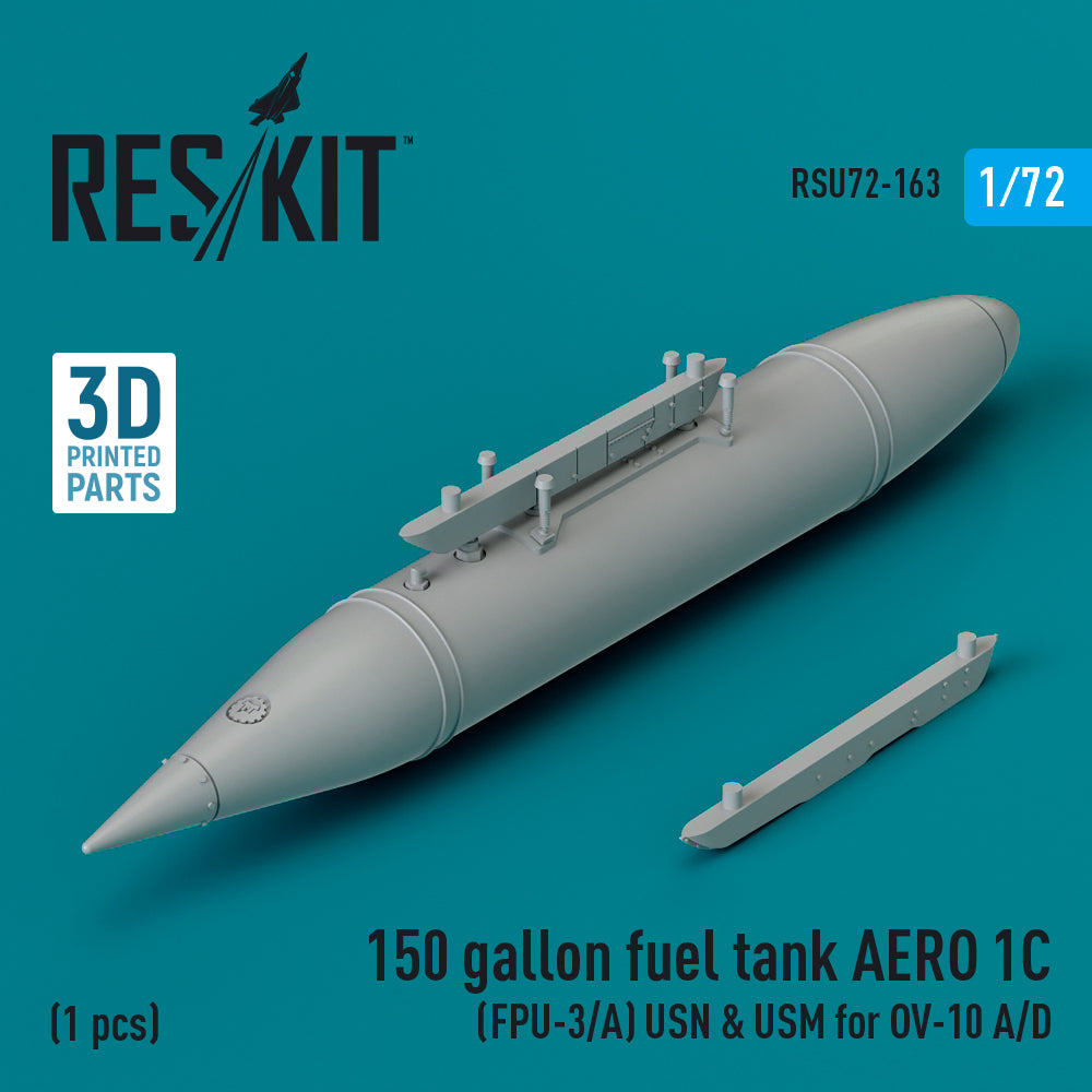 ResKit RSU72-0163 1:72 150 gallon fuel tank AERO 1C