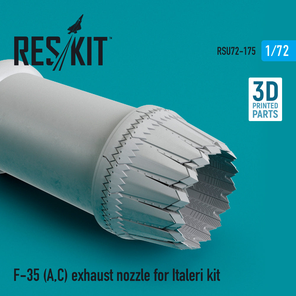 ResKit RSU72-0175 1:72 Lockheed-Martin F-35A/F-35C Lightning II exhaust nozzle