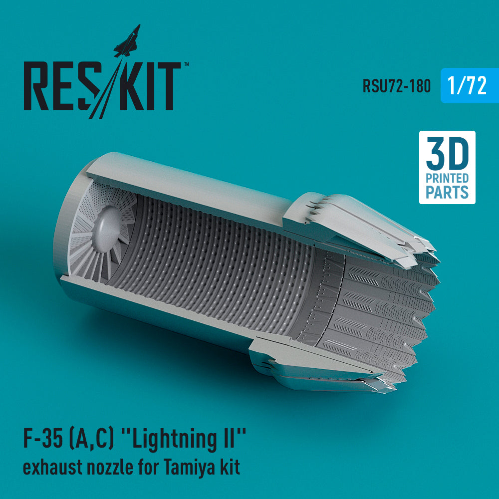 ResKit RSU72-0180 1:72 Lockheed-Martin F-35A/F-35C Lightning II exhaust nozzle