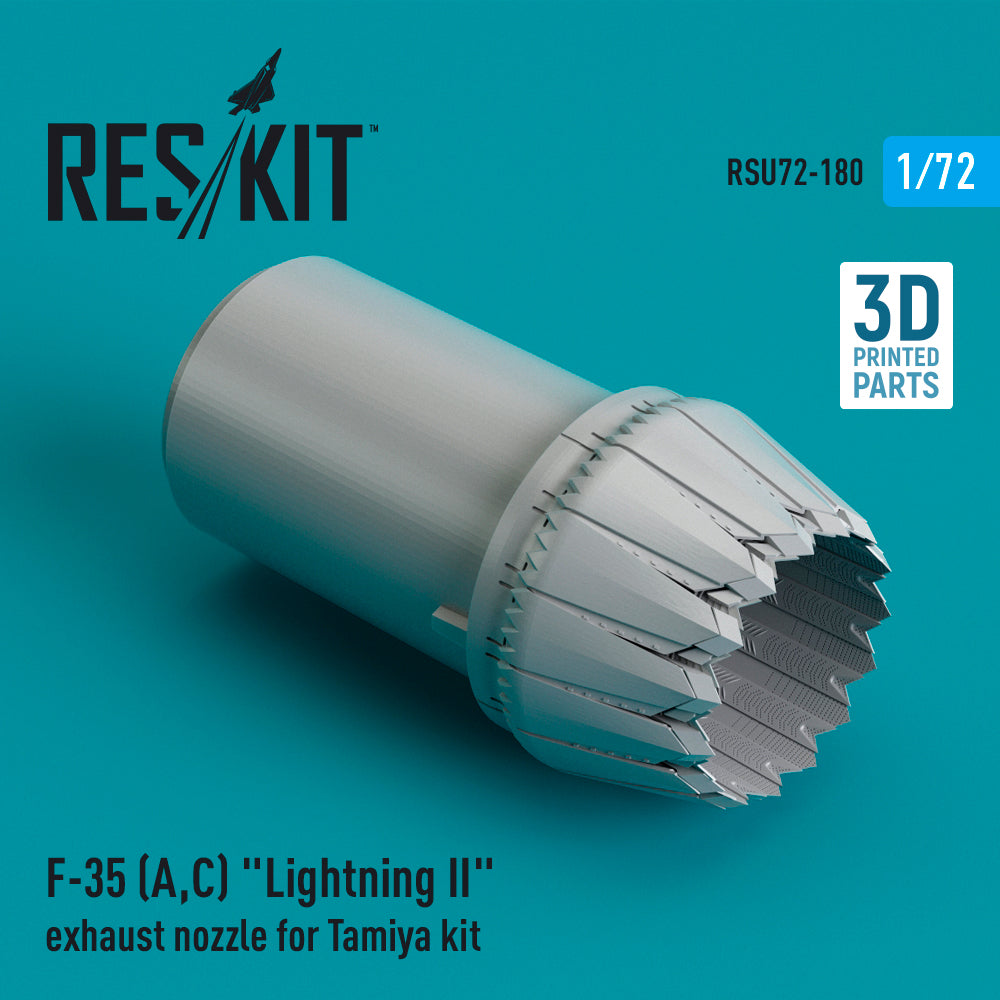 ResKit RSU72-0180 1:72 Lockheed-Martin F-35A/F-35C Lightning II exhaust nozzle