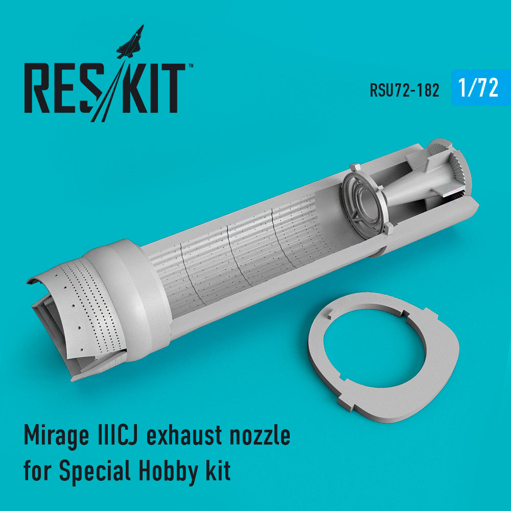 ResKit RSU72-0182 1:72 Dassault_Mirage IIICJ exhaust nozzle