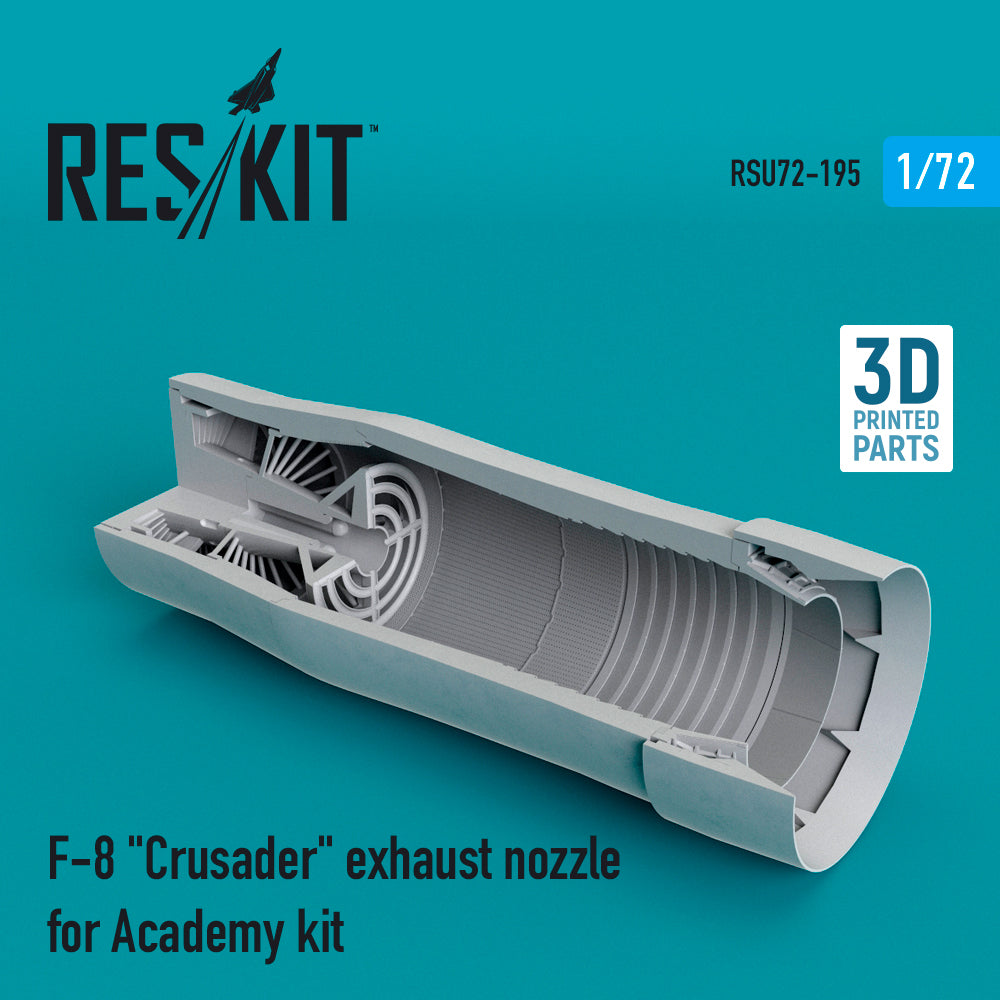 ResKit RSU72-0195 1:72 Vought F-8E Crusader exhaust nozzle