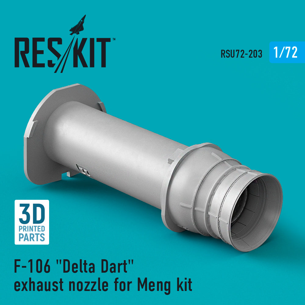 ResKit RSU72-0203 1:72 Convair F-106 Delta Dart exhaust nozzle
