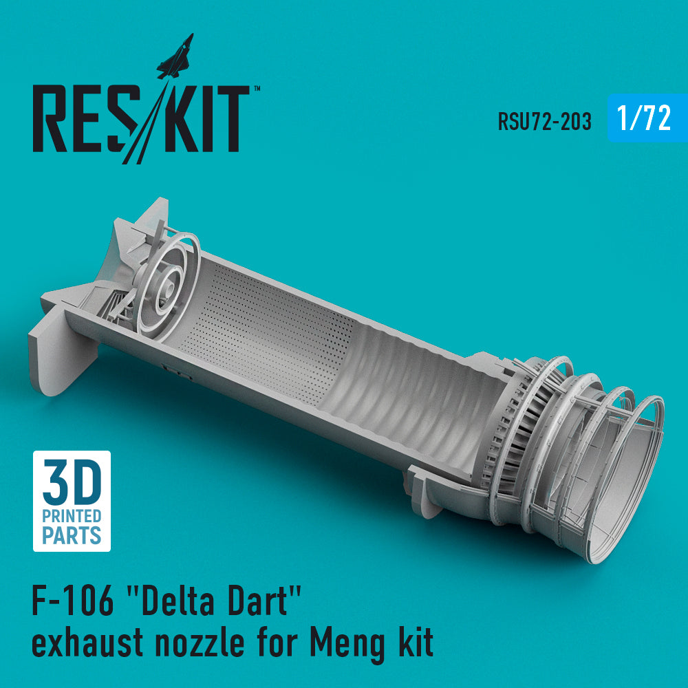 ResKit RSU72-0203 1:72 Convair F-106 Delta Dart exhaust nozzle