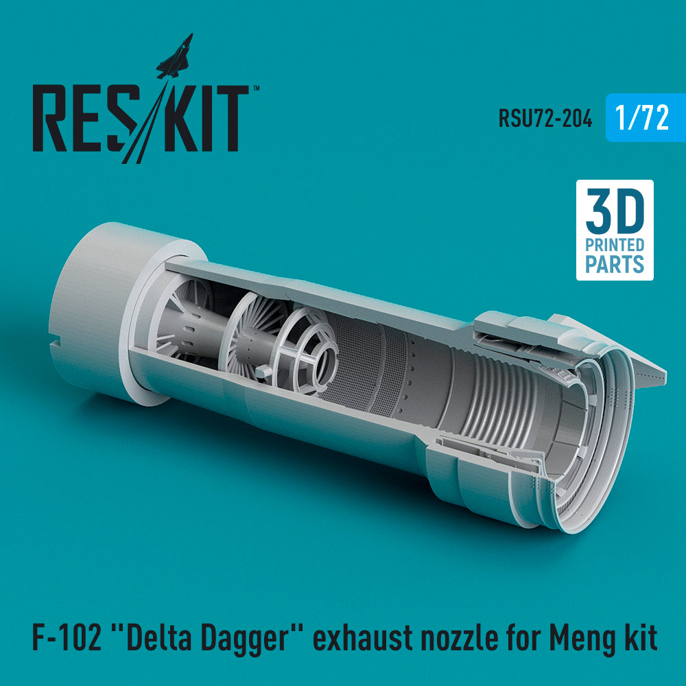 ResKit RSU72-0204 1:72 Convair F-102A Delta Dagger exhaust nozzle