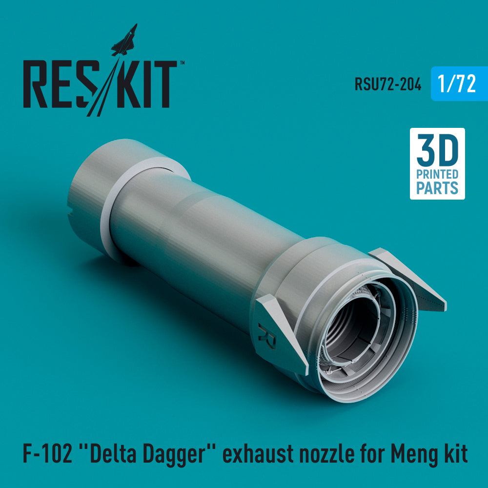 ResKit RSU72-0204 1:72 Convair F-102A Delta Dagger exhaust nozzle