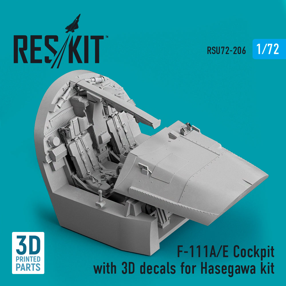 ResKit RSU72-0206 1:72 General-Dynamics F-111A/E Cockpit with
