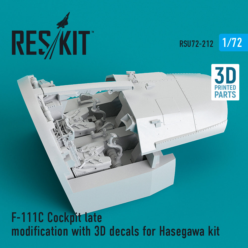 ResKit RSU72-0212 1:72 General-Dynamics F-111C Cockpit late modification with
