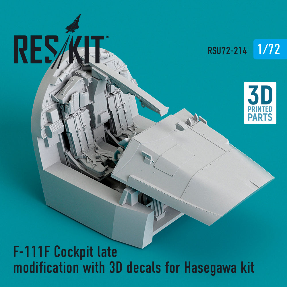 ResKit RSU72-0214 1:72 General-Dynamics F-111F Cockpit late modification with