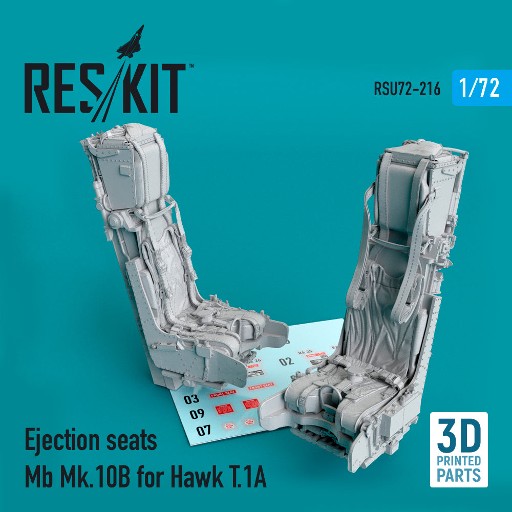 ResKit RSU72-0216 1:72 Ejection seats MB Mk.10B for BAe Hawk T.1A