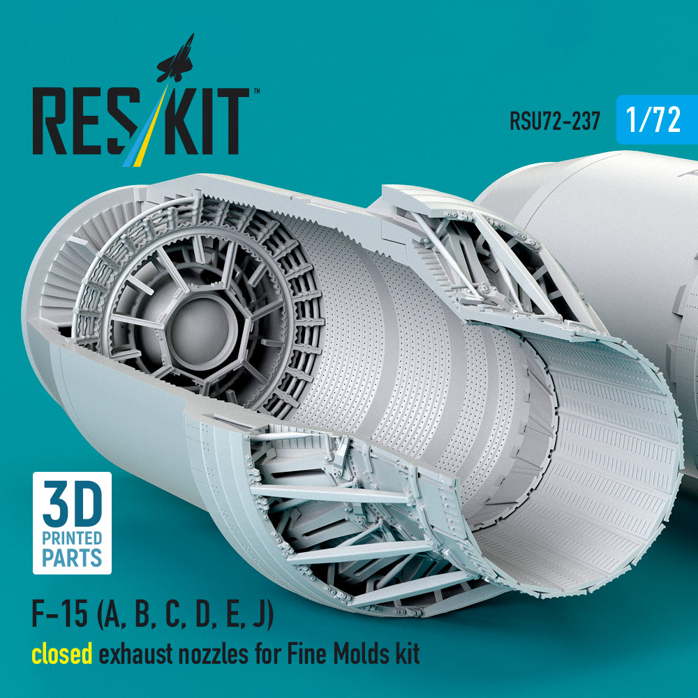 ResKit RSU72-0237 1:72 McDonnell F-15 Eagle closed exhaust nozzles