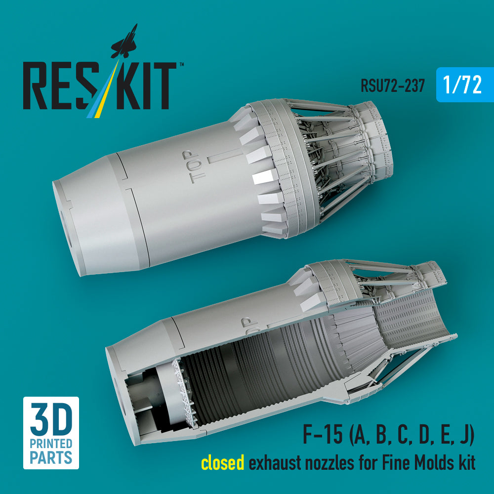 ResKit RSU72-0237 1:72 McDonnell F-15 Eagle closed exhaust nozzles