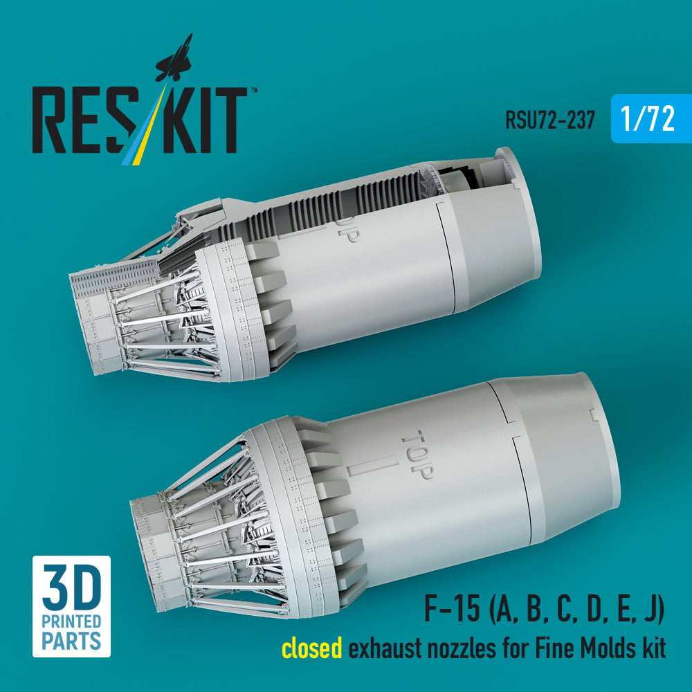 ResKit RSU72-0237 1:72 McDonnell F-15 Eagle closed exhaust nozzles