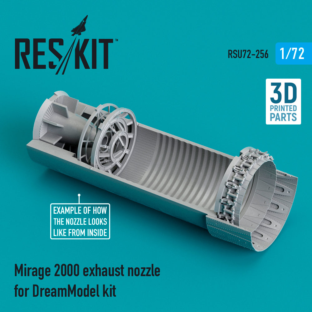 ResKit RSU72-0256 1:72 Dassault_Mirage 2000 exhaust nozzle