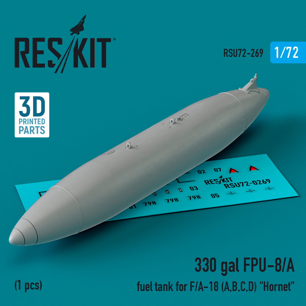 ResKit RSU72-0269 1:72 F/A-18A/B/C/D Hornet 330gal Tank