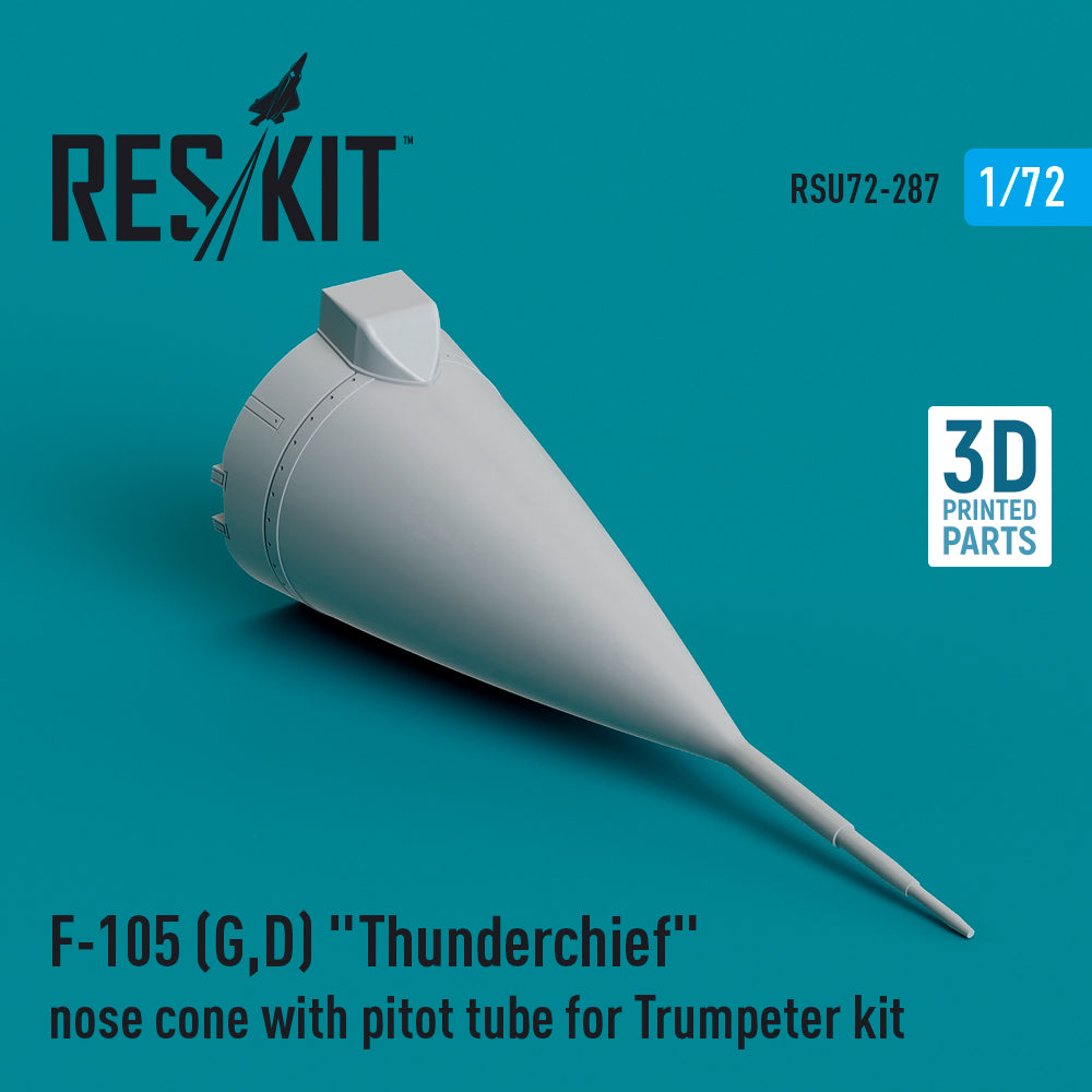 ResKit RSU72-0287 1:72 Republic F-105D/F-105G Thunderchief nose cone pitot tube