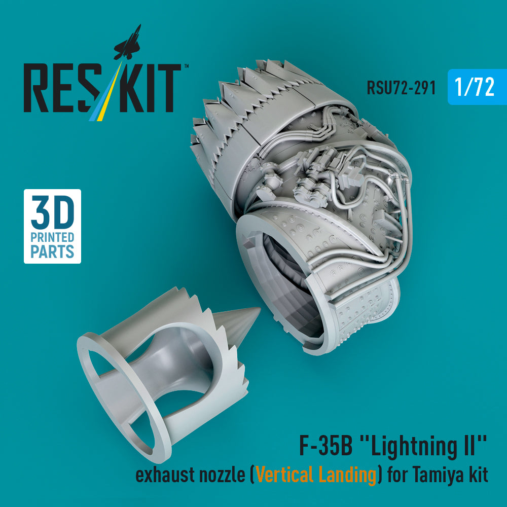 ResKit RSU72-0291 1:72 Lockheed-Martin F-35B Lightning II exhaust nozzle