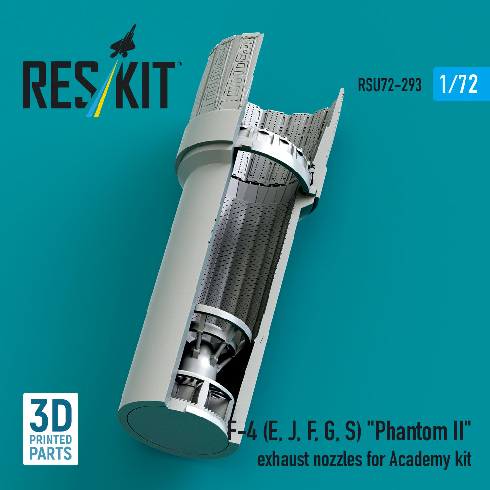 ResKit RSU72-0293 1:72 Mikoyan MiG-29 Fulcrum exhaust nozzles