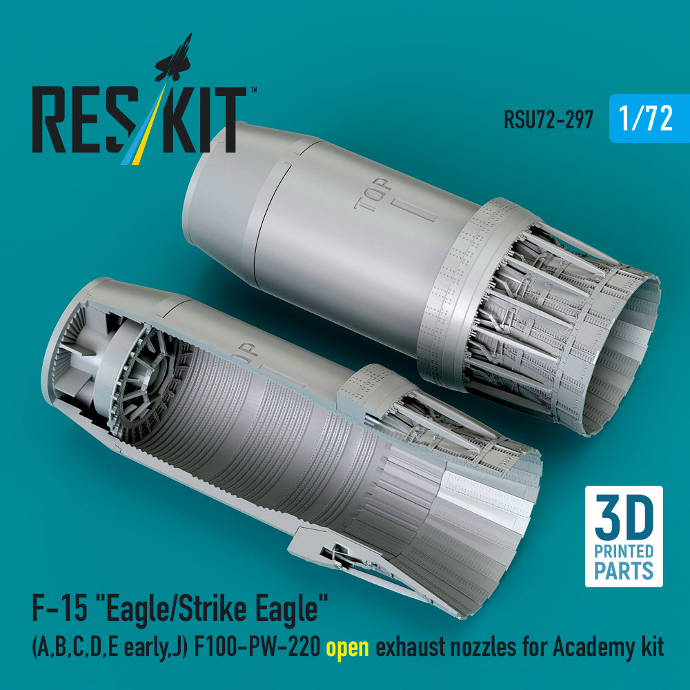 ResKit RSU72-0297 1:72 F-15 Eagle/Strike Eagle Open Nozzles