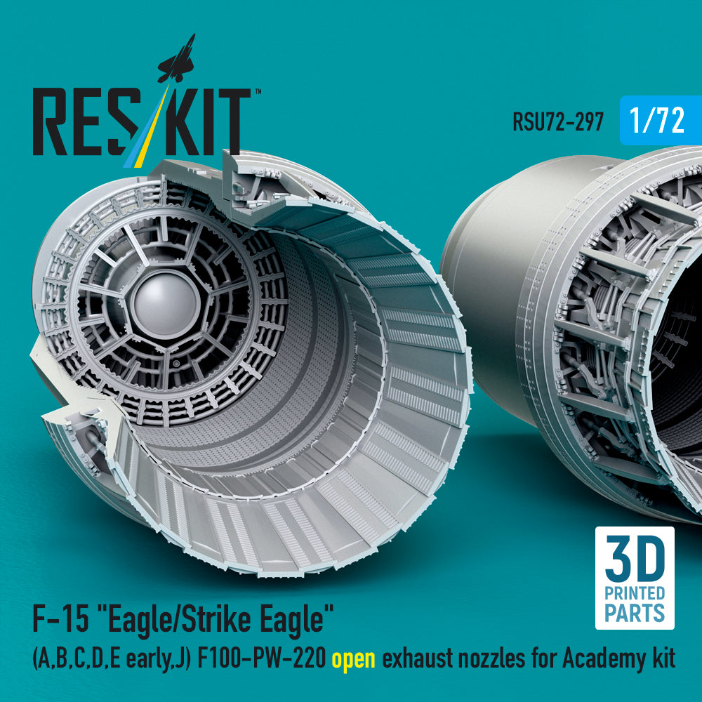 ResKit RSU72-0297 1:72 F-15 Eagle/Strike Eagle Open Nozzles