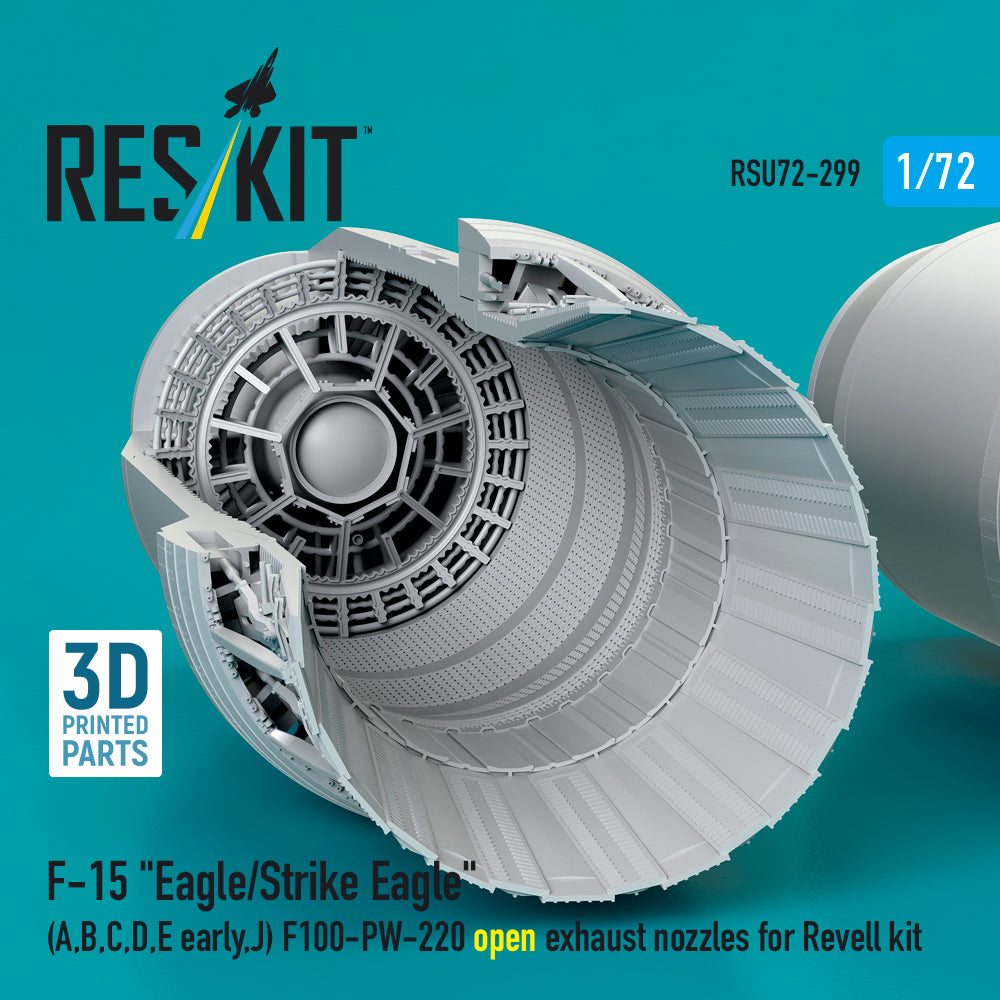 ResKit RSU72-0299 1:72 F-15 Eagle/Strike Eagle Open Nozzles
