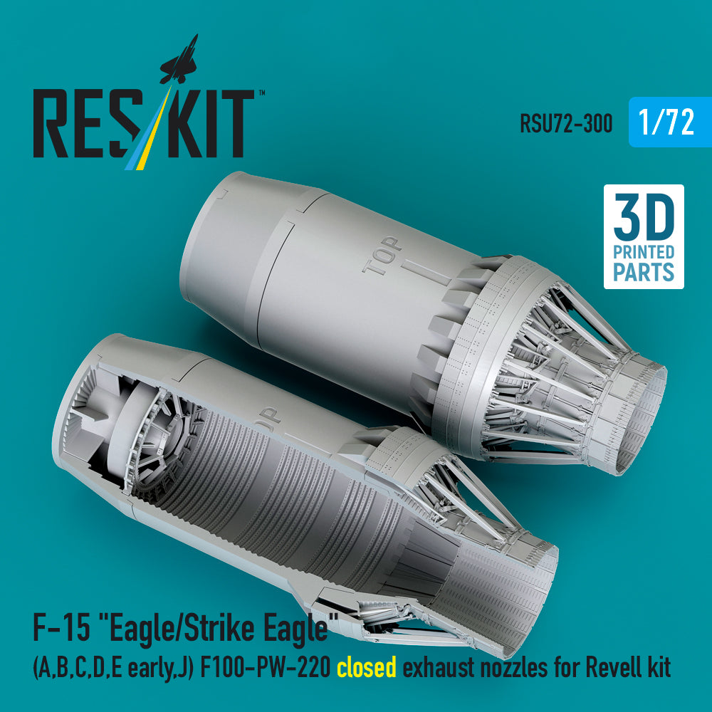 ResKit RSU72-0300 1:72 F-15 Eagle/Strike Eagle Closed Nozzles
