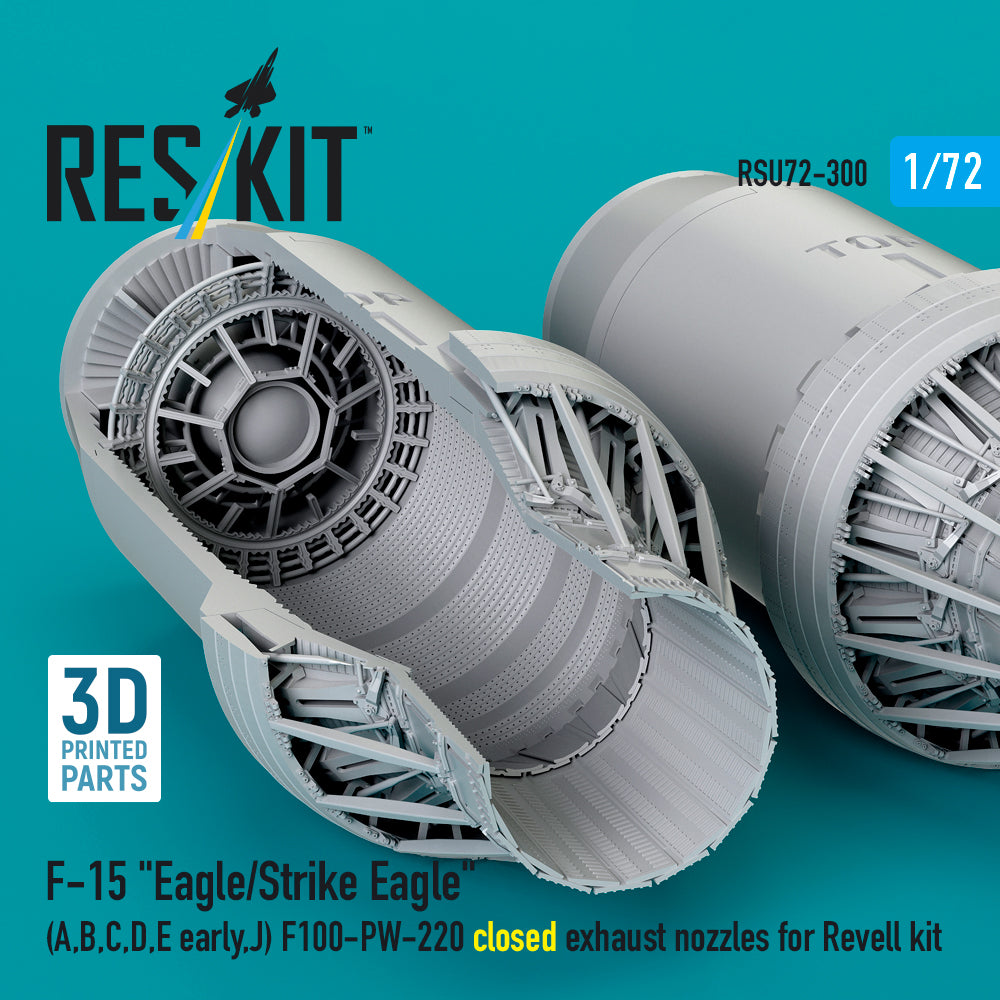 ResKit RSU72-0300 1:72 F-15 Eagle/Strike Eagle Closed Nozzles