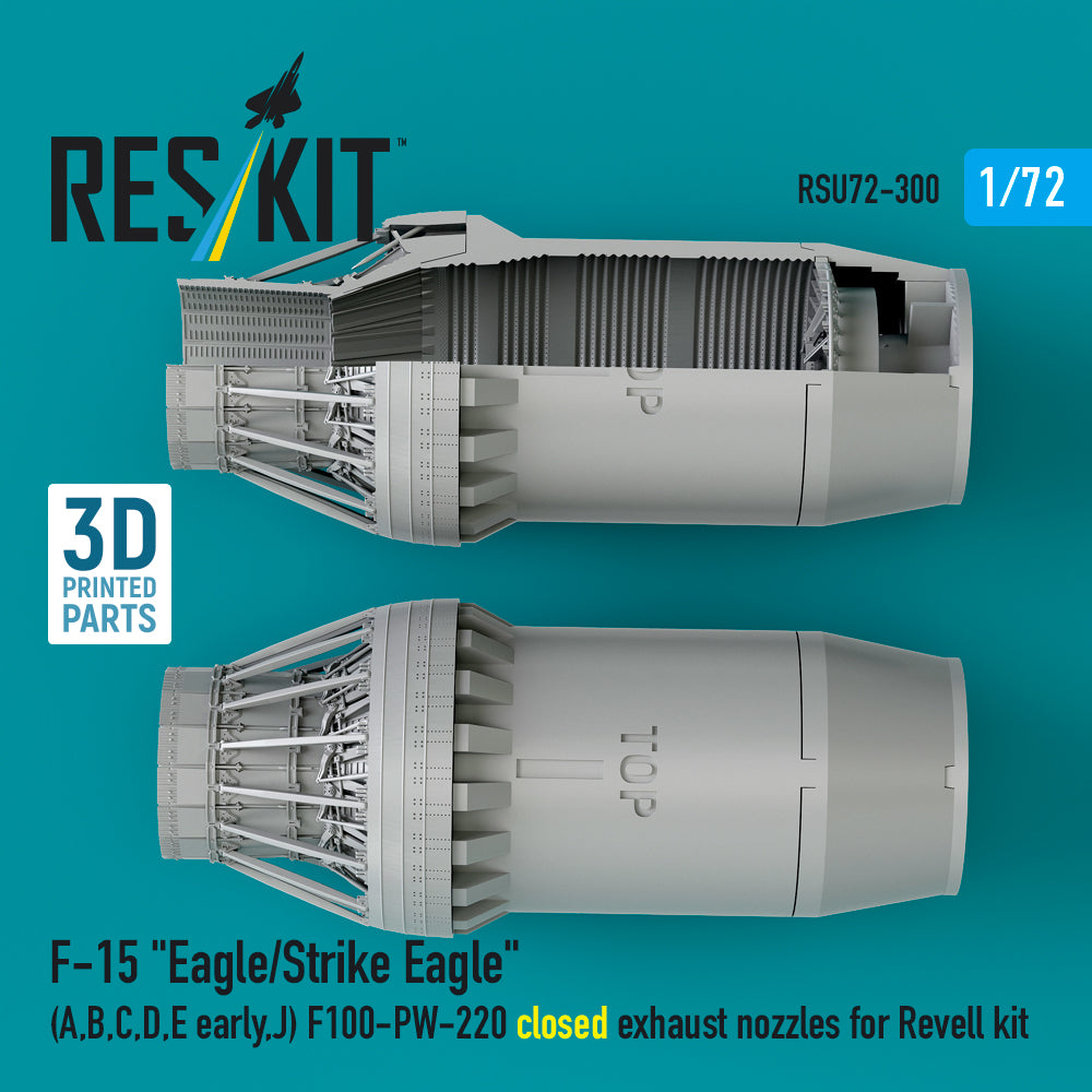 ResKit RSU72-0300 1:72 F-15 Eagle/Strike Eagle Closed Nozzles