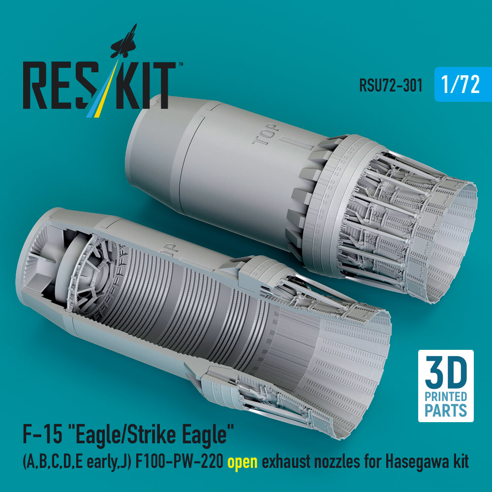 ResKit RSU72-0301 1:72 F-15 Eagle/Strike Eagle Open Nozzles