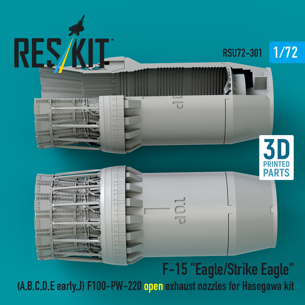 ResKit RSU72-0301 1:72 F-15 Eagle/Strike Eagle Open Nozzles