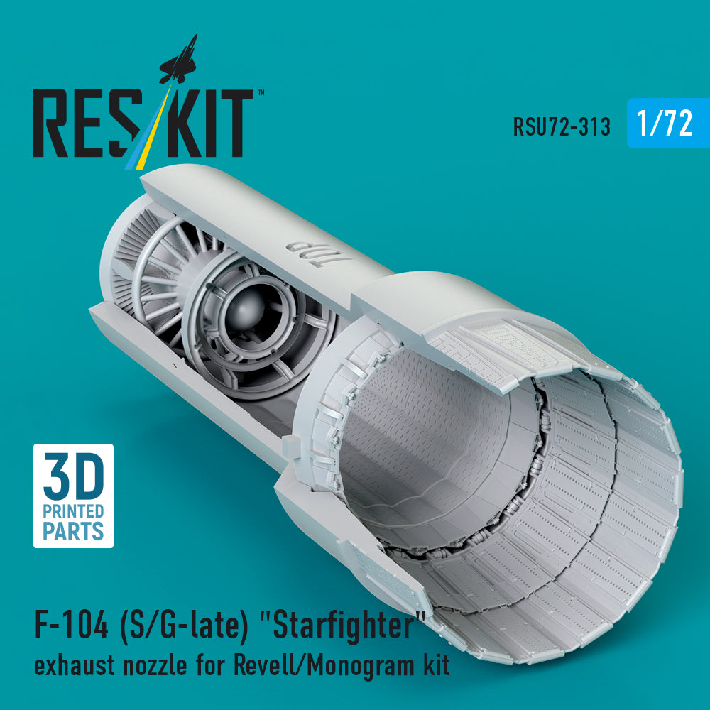 ResKit RSU72-0313 1:72 F-104S/G Starfighter Nozzle (Revell)