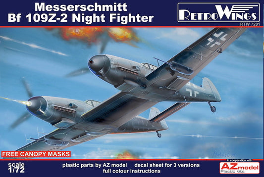 Retrowings by AZ Model RTW7201 1:72 Messerschmitt Bf-109Z-2 Night Fighter